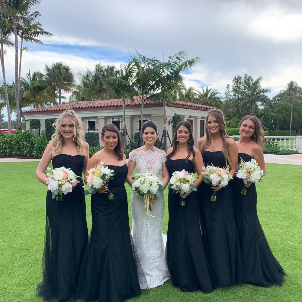 Monique Lhuillier black gown